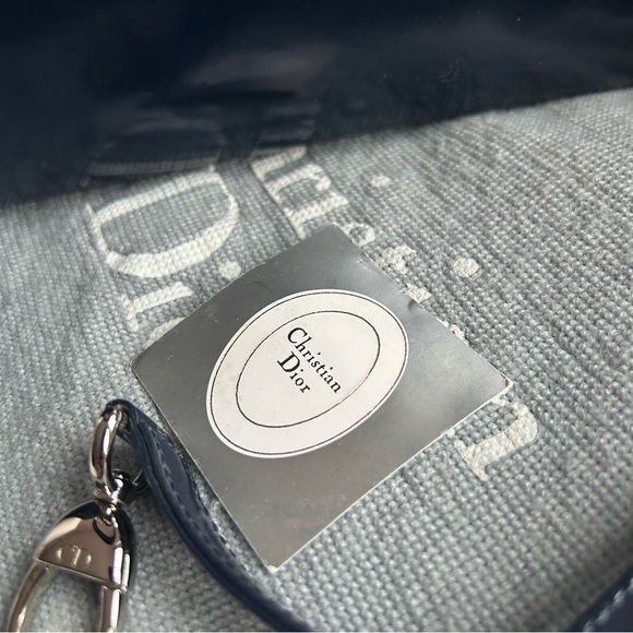 Lady Dior Patent Leather Blue Marine Circa 90s - Picture 7 of 12